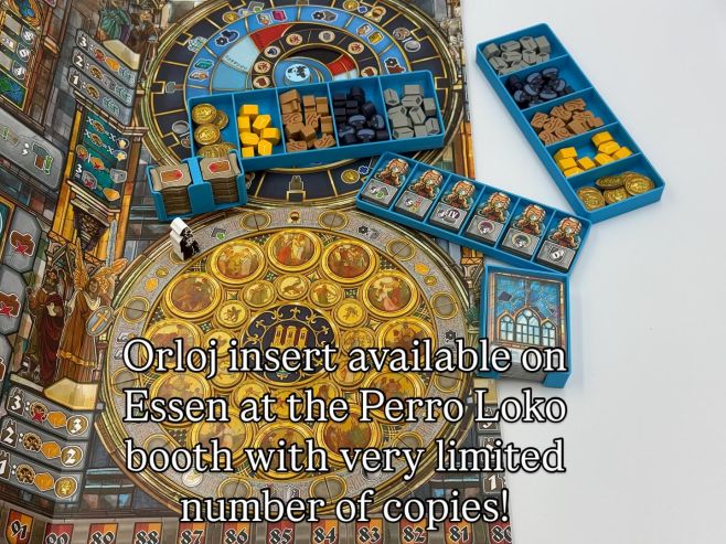 @perrolokogames launching their highly anticipated game of Orloj and our insert will be available too. But hurry up as...